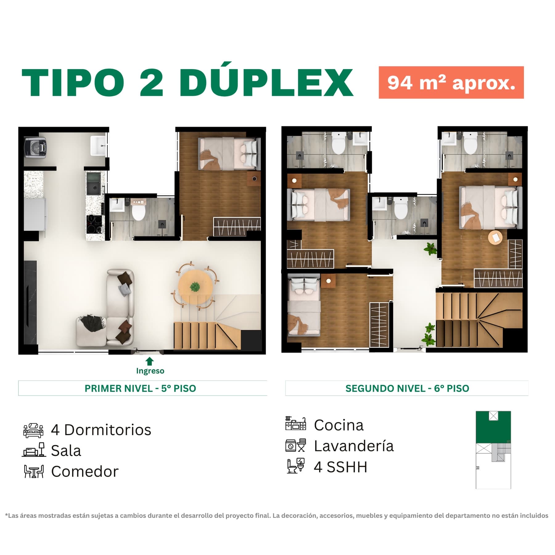 Plano Tipo 2 Dúplex